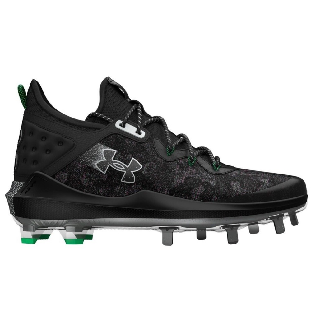 Under Armour Size 15 Metal TPU Baseball Cleats Harper 8 Low ST Mens Black UA NEW